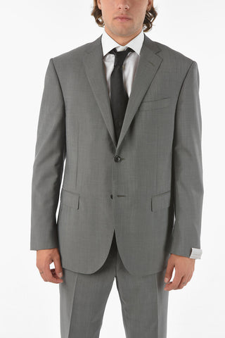 Abito 2 Bottoni ACADEMY in Misto Mohair con Rever Classico