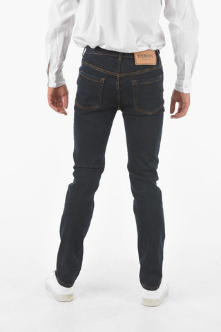 17cm Visible Stitchings 5 Pockets Jeans