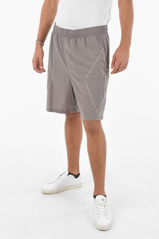 Shorts in Nylon Stretch con Elastico in Vita