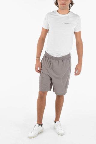 Shorts in Nylon Stretch con Elastico in Vita