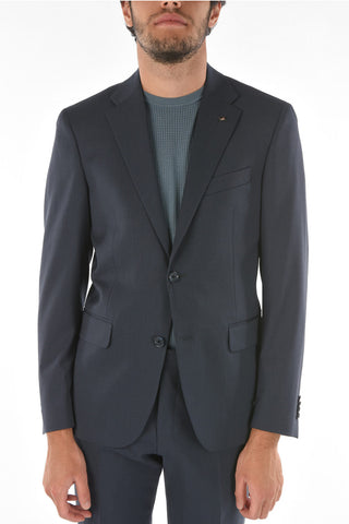 CC COLLECTION virgin wool RIGHT belt loops 2-button suit drop 7R