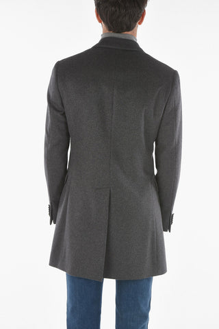 Cappotto in Cashmere con Tasche con Aletta