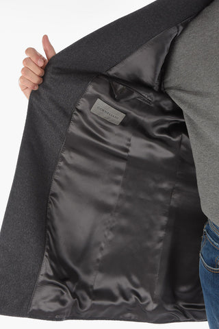 Cappotto in Cashmere con Tasche con Aletta