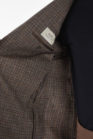 CC COLLECTION Houndstooth Wool and Cashmere RIGHT Blazer