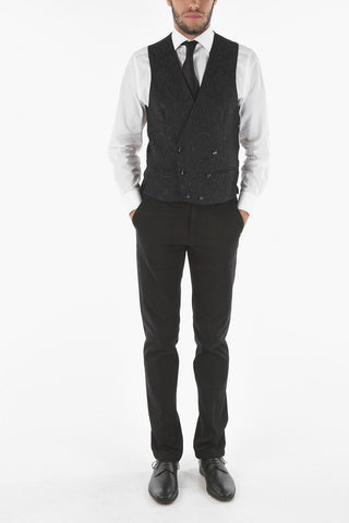 Damask CEREMONY ACADEMY Double Breasted Vest