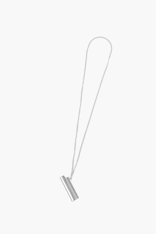 lighter case pendant brass necklace