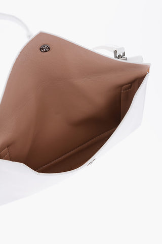 Borsa a Spalla in Pelle a Tinta Unita