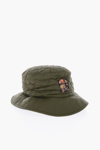 EMPORIO Quilted Cloche Trap Hat