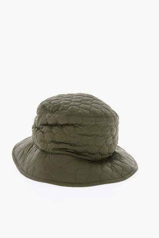 EMPORIO Quilted Cloche Trap Hat