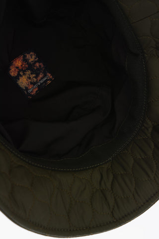 EMPORIO Quilted Cloche Trap Hat