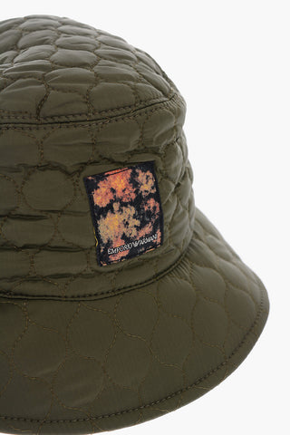 EMPORIO Quilted Cloche Trap Hat
