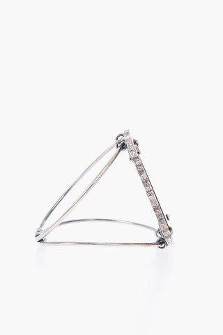 Bracciale Cuff Maya con Scritte in Rilievo