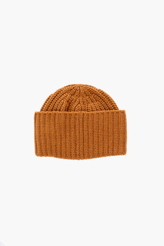 EMPORIO beanie in misto lana con patch logo