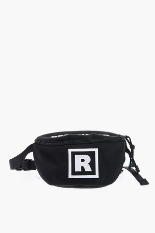Contrasting Embroidered Nylon Bum Bag