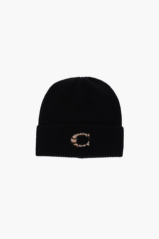 MICHAEL B.JORDAN solid color wool beanie