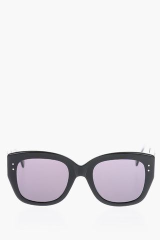 Occhiali da Sole Oversize con Borchie