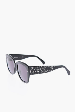 Occhiali da Sole Oversize con Borchie