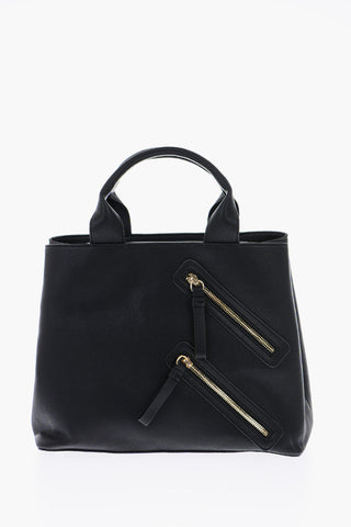 removable shoulder strap faux leather bag