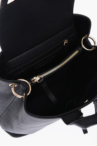 removable shoulder strap faux leather bag