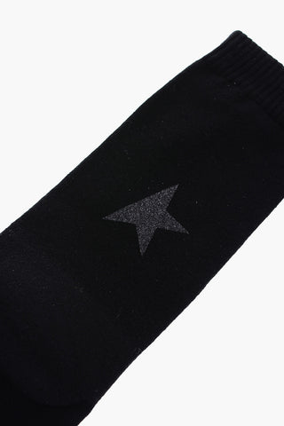 Solid Color Stretch Cotton Long Socks