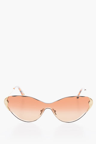 Cat Eye Sunglasses with Golden Details