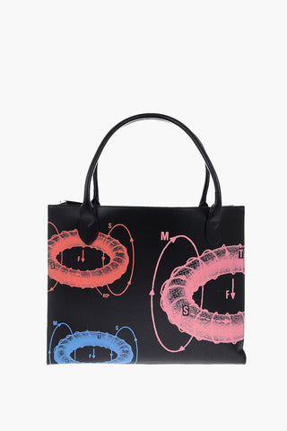 faux leather ANTI GRAVITY tote bag