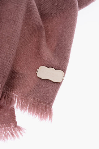 Sciarpa in cashmere a tinta unita