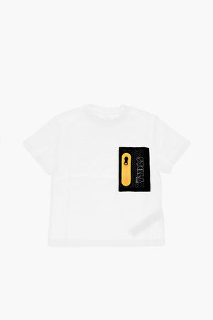 T-shirt girocollo con taschino