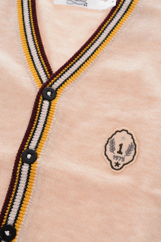 v-neck wool TOBIAS cardigan