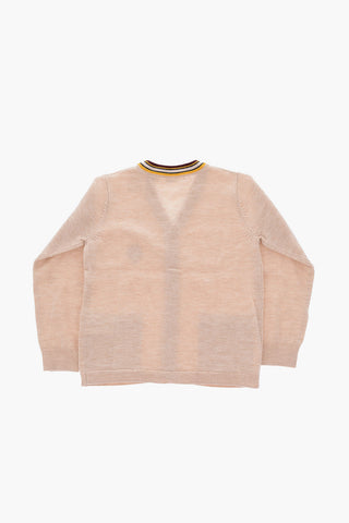 v-neck wool TOBIAS cardigan