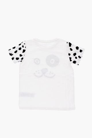 T-shirt Girocollo Stampa Dog