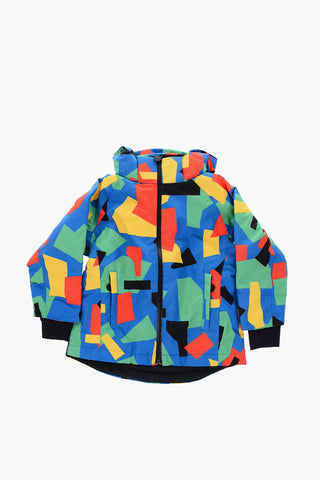 Hooded Zip Closure Puffer Jacket