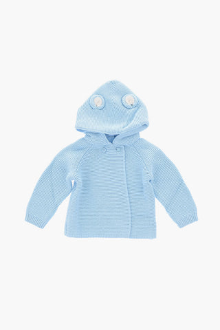 Knitted DOGGY Cardigan with hood