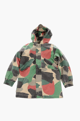 Camouflage Denim padded Jacket