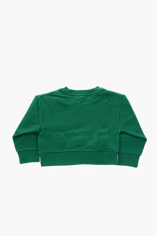 crew-neck DANCING SPOTTY DOG sweatshirt