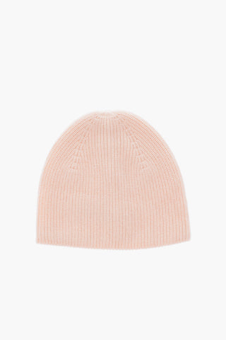 ribbed cashmere beanie