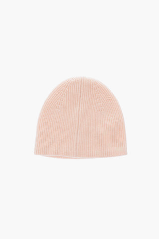 ribbed cashmere beanie