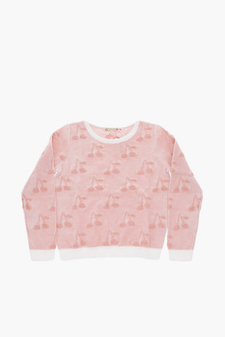 Embroidered Crew-neck Sweater