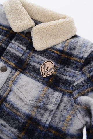 Snap Buttons Tartan TIVIO Overshirt