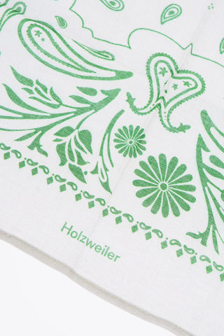 Paisley Patterned Organic Cotton Foulard