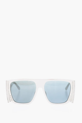 MAGDA BUTRYM Rhinestone Embelleshed Oversized Sunglasses