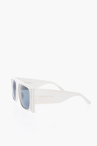 MAGDA BUTRYM Rhinestone Embelleshed Oversized Sunglasses