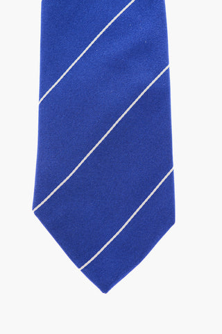 Regimental Striped Silk Slim Tie