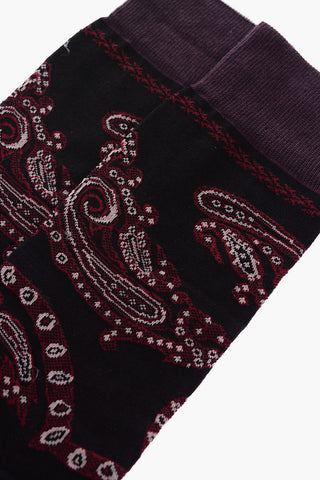 Paisley Patterned Long Socks