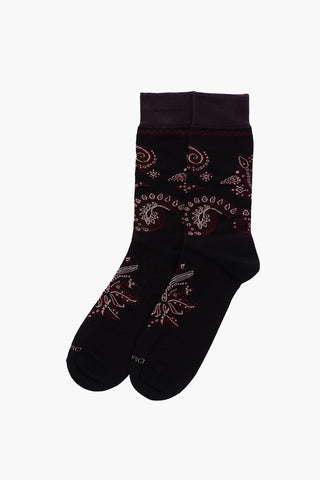 Paisley Patterned Long Socks