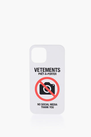 Faux Leather Antisocial 12 PRO Iphone Case