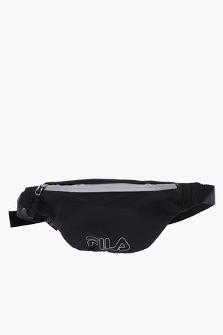 Logo Printed Bum Bag with Mesh Details