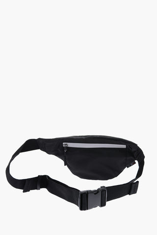 Logo Printed Bum Bag with Mesh Details