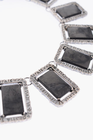 Necklace with Embossed Writings