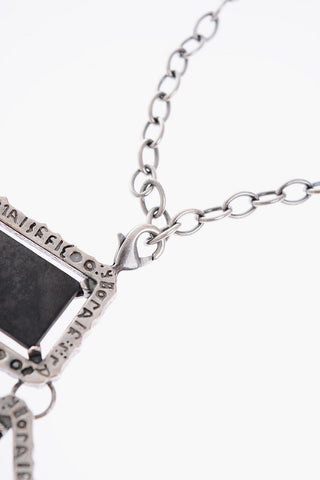 Necklace with Embossed Writings